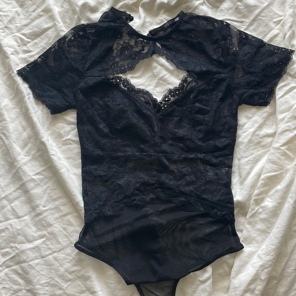 Fashion nova mesh body suit